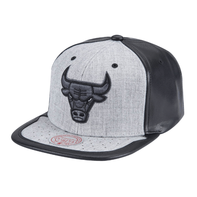 MENS MITCHELL & NESS NBA DAY ONE SNAPBACK BULLS - GREY HEATHER