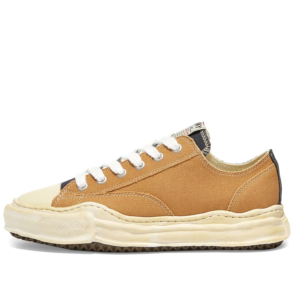 [A05FW728] Mens Maison Mihara Yasuhiro ORIGINAL SOLE OVERDYED LOWCUT SNEAKER 'YELLOW'