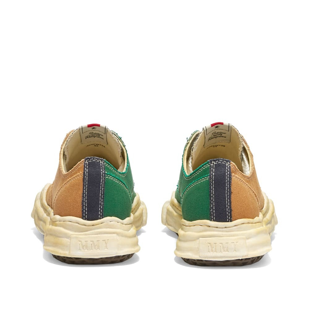 [A05FW728] Mens Maison Mihara Yasuhiro ORIGINAL SOLE OVERDYED LOWCUT SNEAKER 'YELLOW'