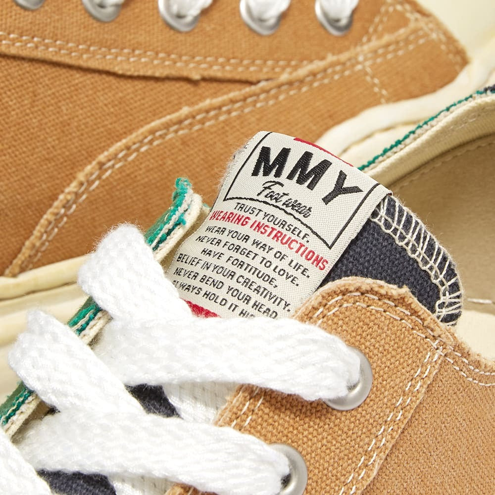 [A05FW728] Mens Maison Mihara Yasuhiro ORIGINAL SOLE OVERDYED LOWCUT SNEAKER 'YELLOW'