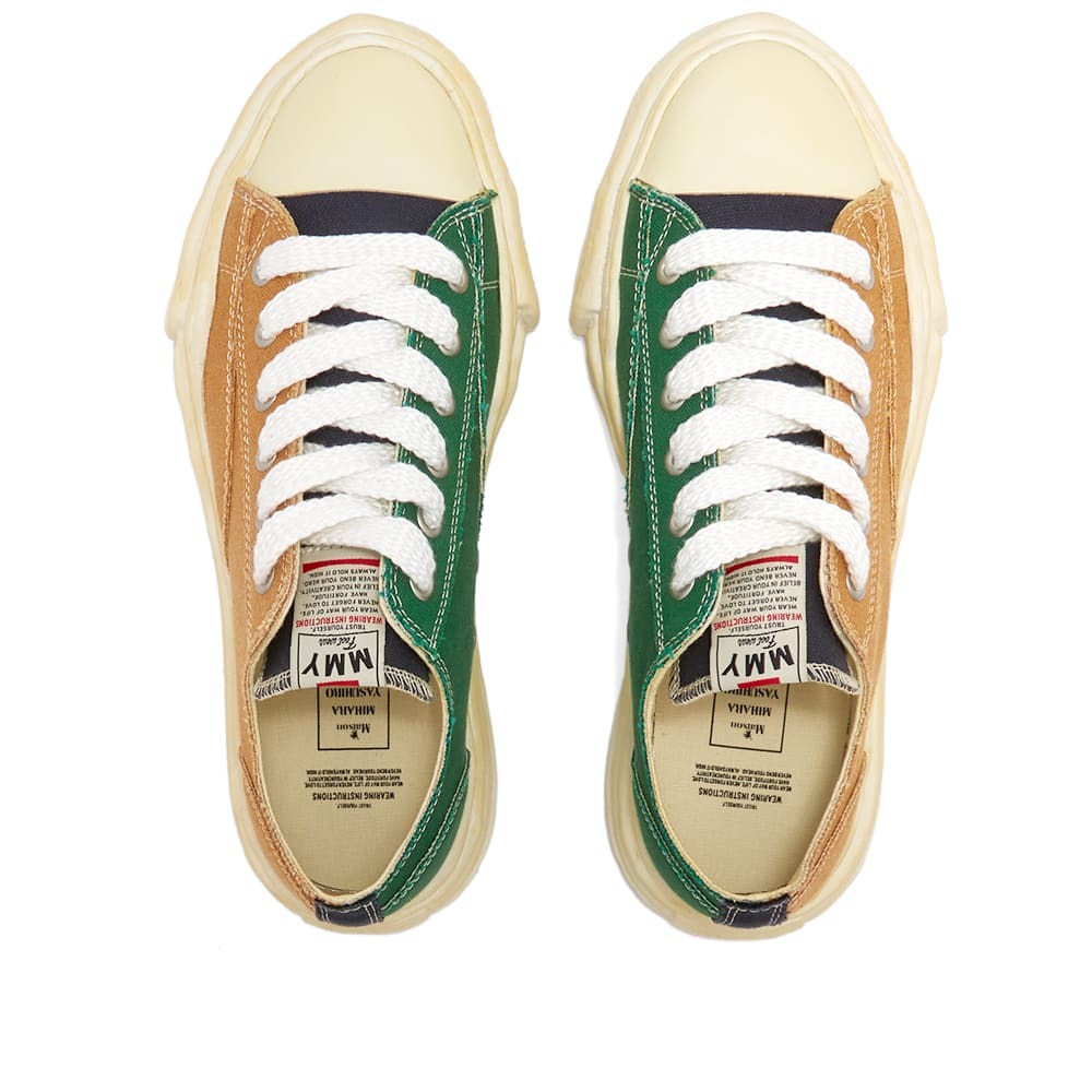 [A05FW728] Mens Maison Mihara Yasuhiro ORIGINAL SOLE OVERDYED LOWCUT SNEAKER 'YELLOW'