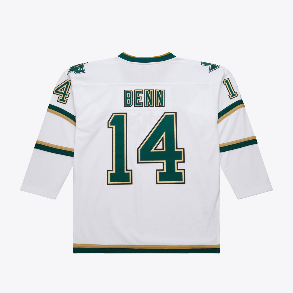 Mens Mitchell & Ness NHL WHITE JERSEY STARS 2009 JAMIE BENN