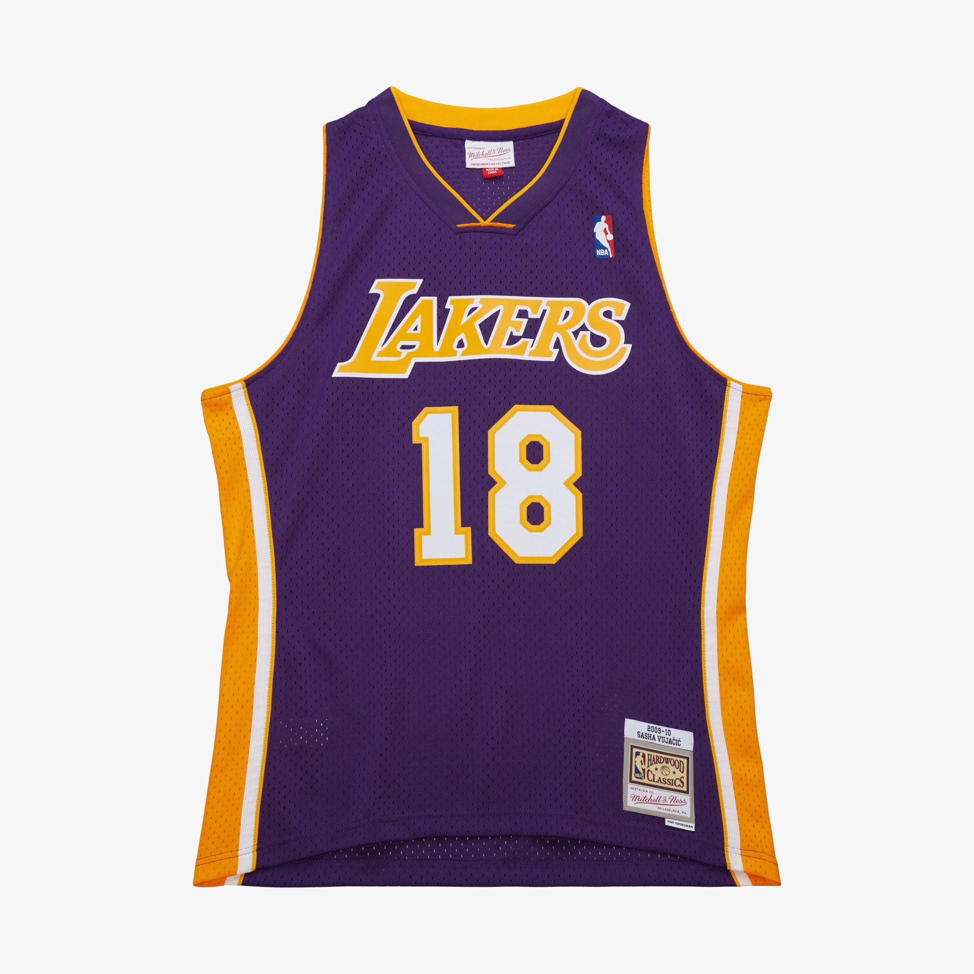 Mens Mitchell & Ness NBA DARK JERSEY LAKERS 2009 SASHA VUJACIC