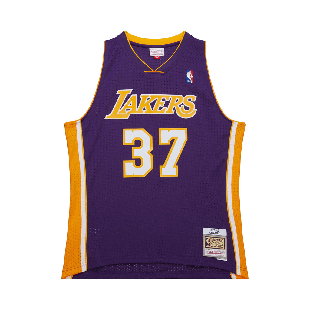 Mens Mitchell & Ness NBA DARK JERSEY LAKERS 2009 RON ARTEST