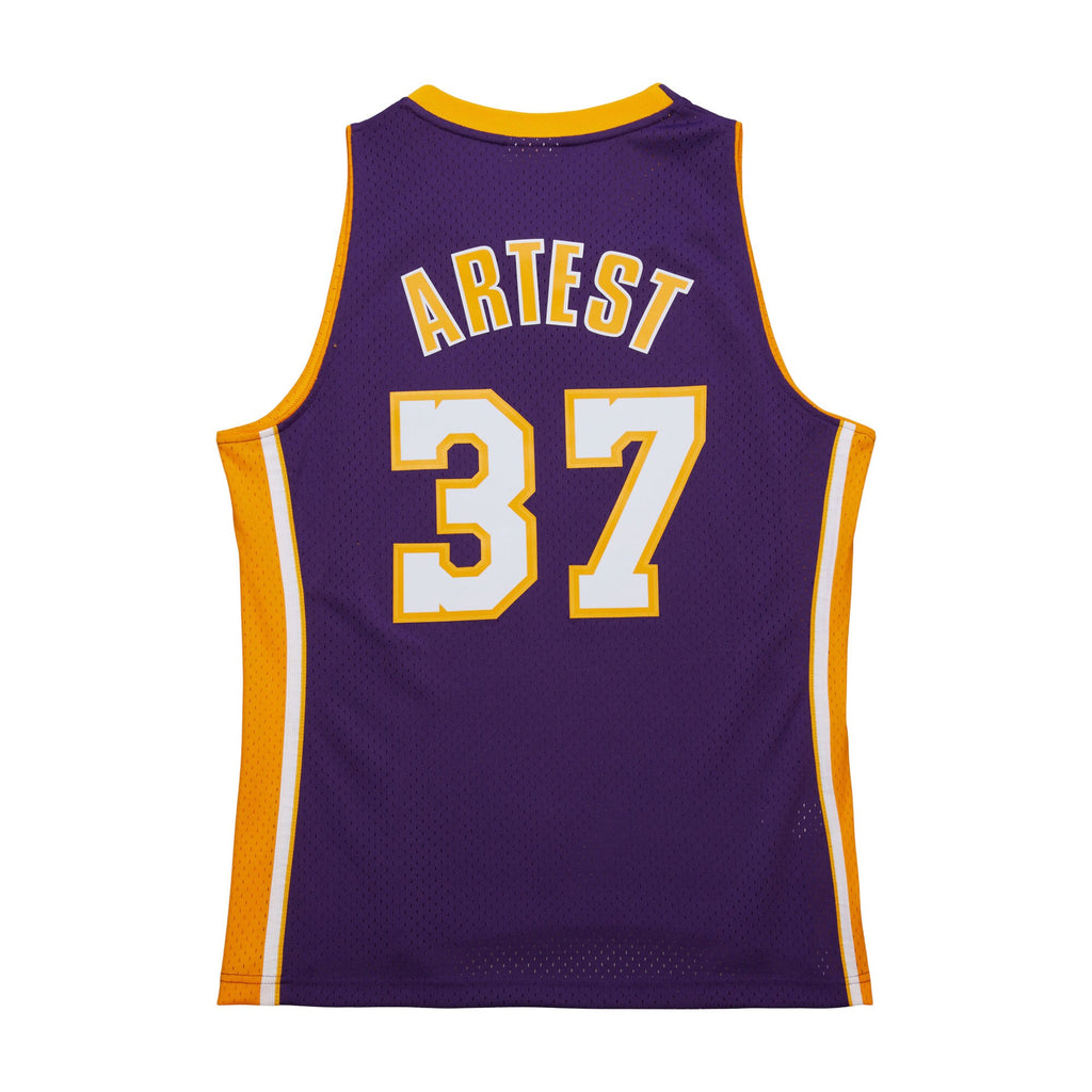 Mens Mitchell & Ness NBA DARK JERSEY LAKERS 2009 RON ARTEST