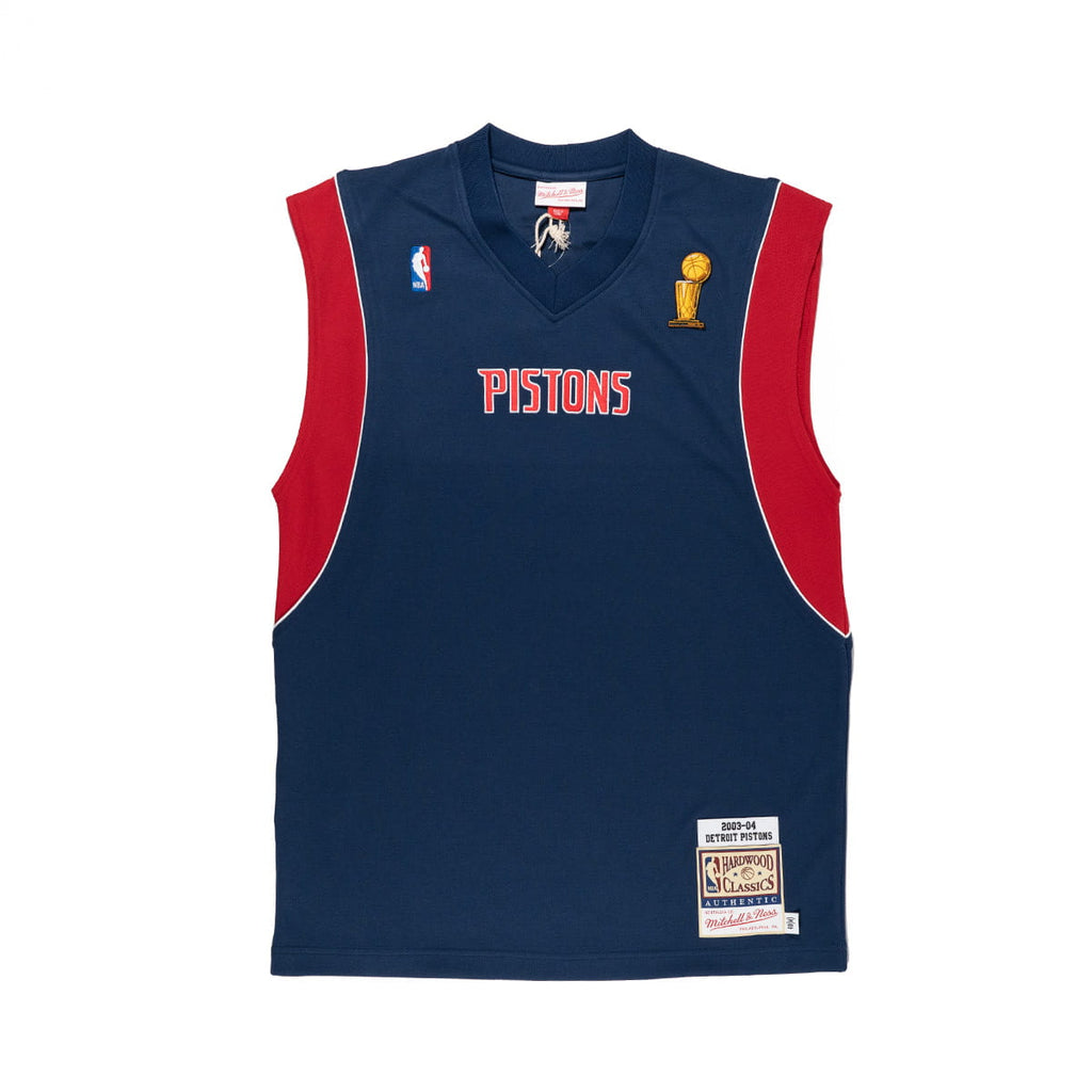 MENS MITCHELL & NESS NBA SHOOTING SHIRT PISTONS 2003
