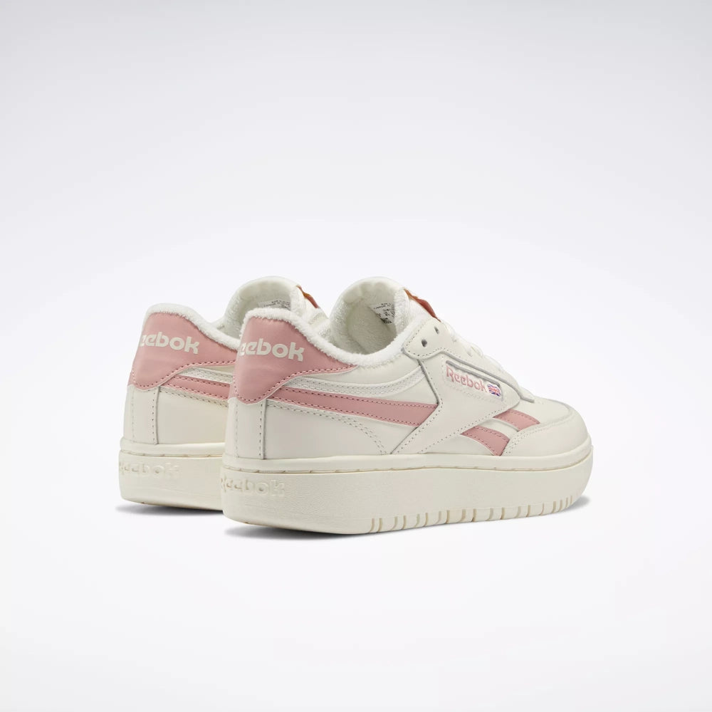 [GY4802] Mens Reebok CLUB C DOUBLE 'CHALK SMOKEY ROSE (W)'