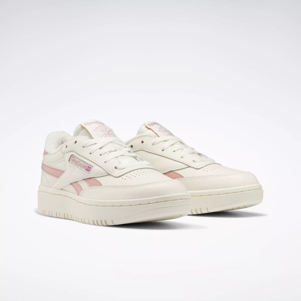 [GY4802] Mens Reebok CLUB C DOUBLE 'CHALK SMOKEY ROSE (W)'