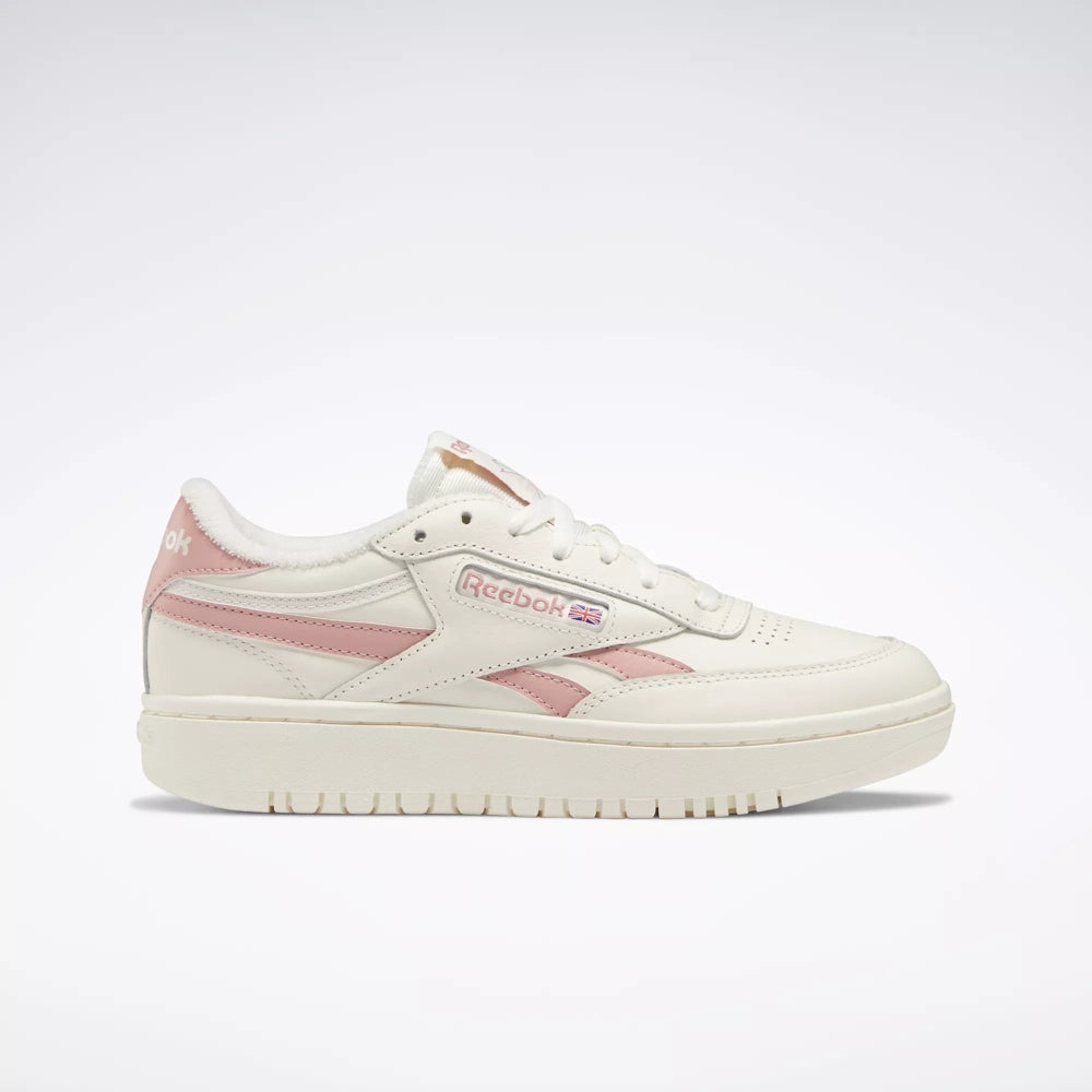 [GY4802] Mens Reebok CLUB C DOUBLE 'CHALK SMOKEY ROSE (W)'