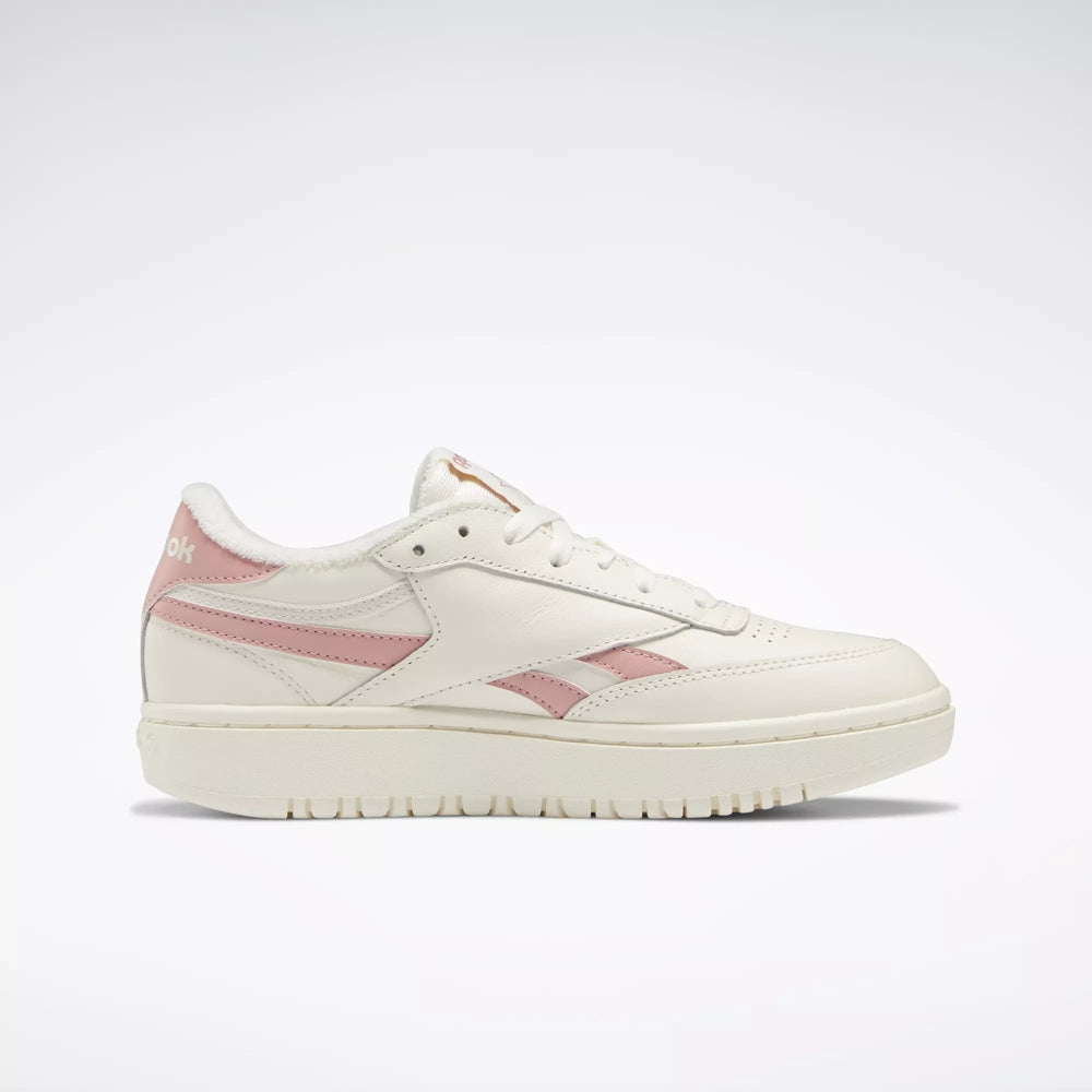 [GY4802] Mens Reebok CLUB C DOUBLE 'CHALK SMOKEY ROSE (W)'