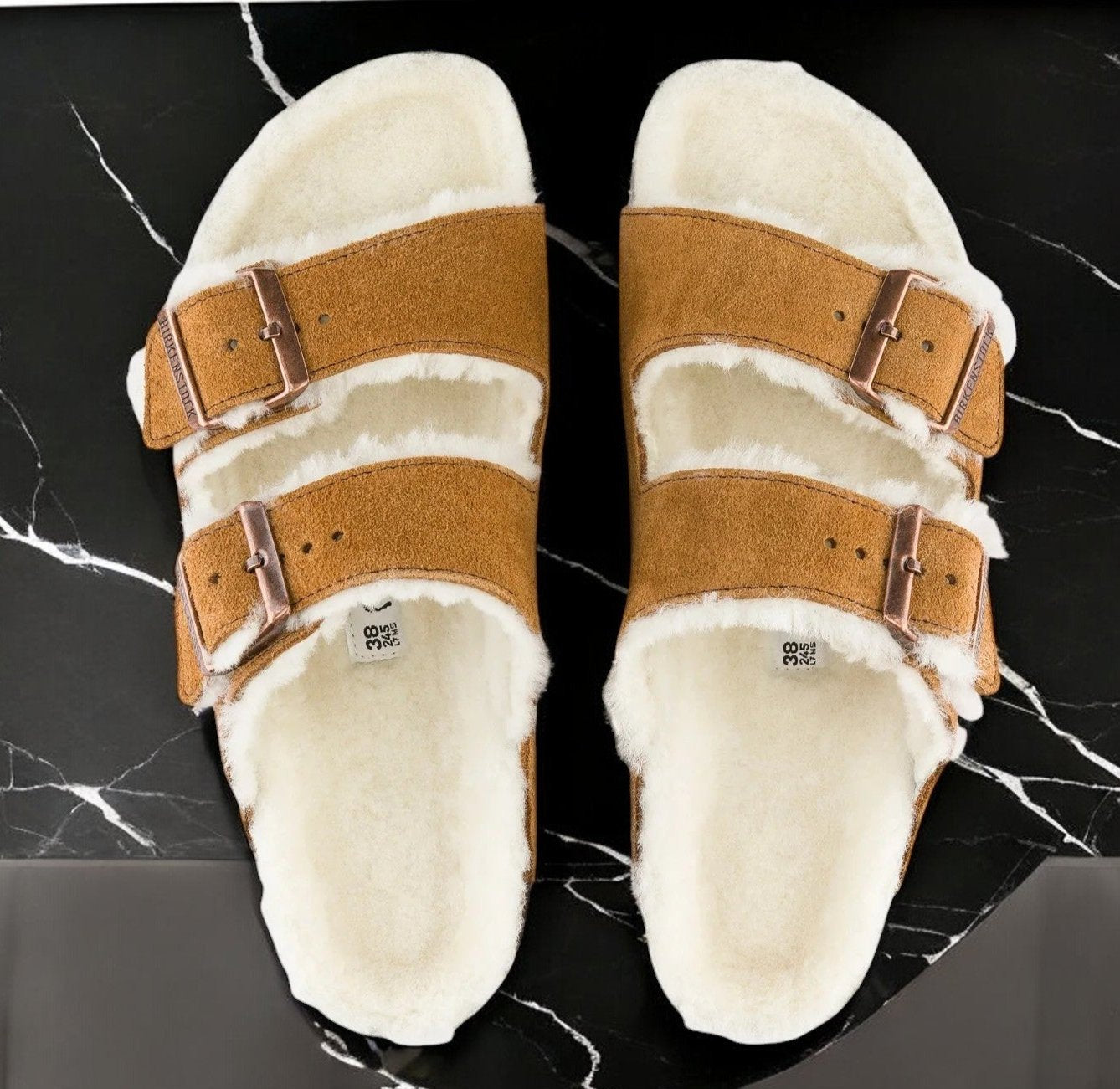 [1001135] Unisex Birkenstock ARIZONA SHEARLING 'NARROW FIT'