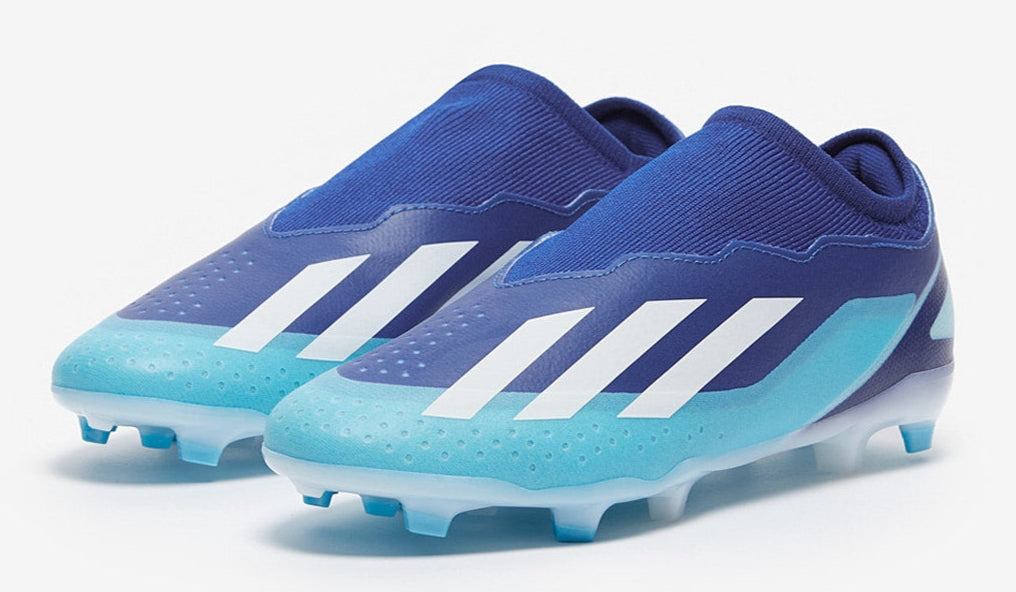 [ID9356] BOYS ADIDAS X CRAZYFAST.3 LACELESS FG J 'MARINERUSH PACK' (NO LID)