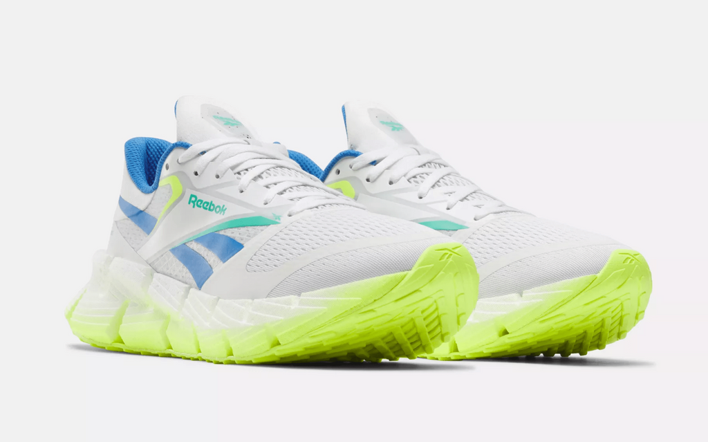 [100206728] MENS REEBOK FLOATZIG 1 'WHITE DIGITAL LIME BLUE'