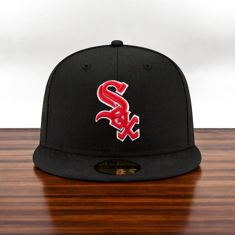 [10023361] Mens New Era MLB Authentic 59Fifty Fitted - Chicago White Sox