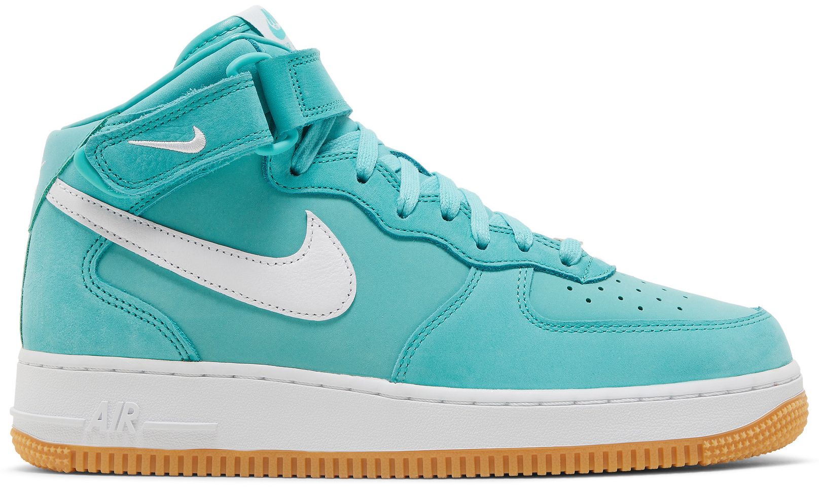 [DV2219-300] MENS NIKE AIR FORCE 1 MID '07 'WASHED TEAL'