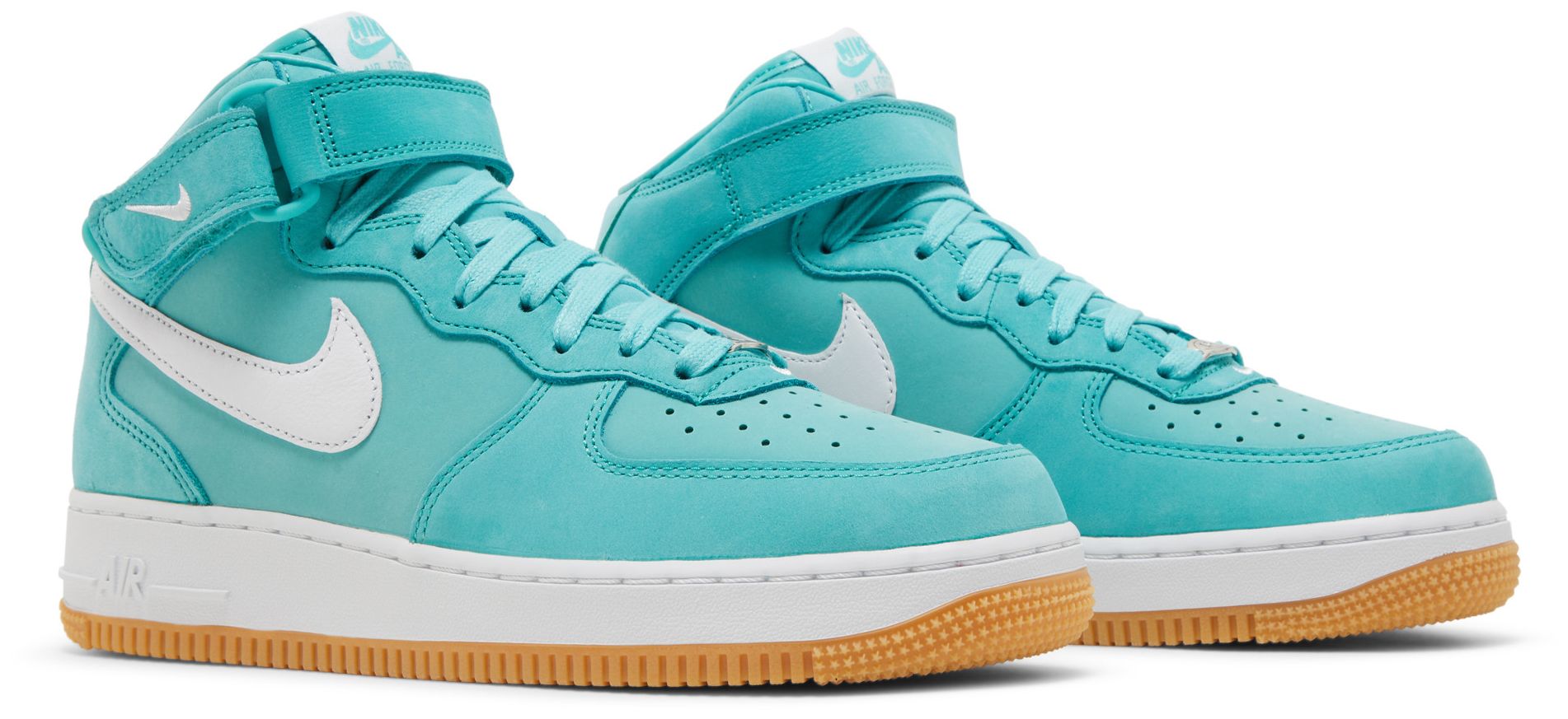 [DV2219-300] MENS NIKE AIR FORCE 1 MID '07 'WASHED TEAL'