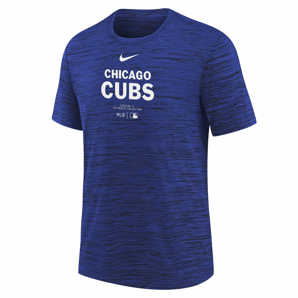 [9Z3B7NMBN-CUB] YOUTH NIKE CHICAGO CUBS AUTHENTIC COLLECTION PRACTICE PERFORMANCE T-SHIRT