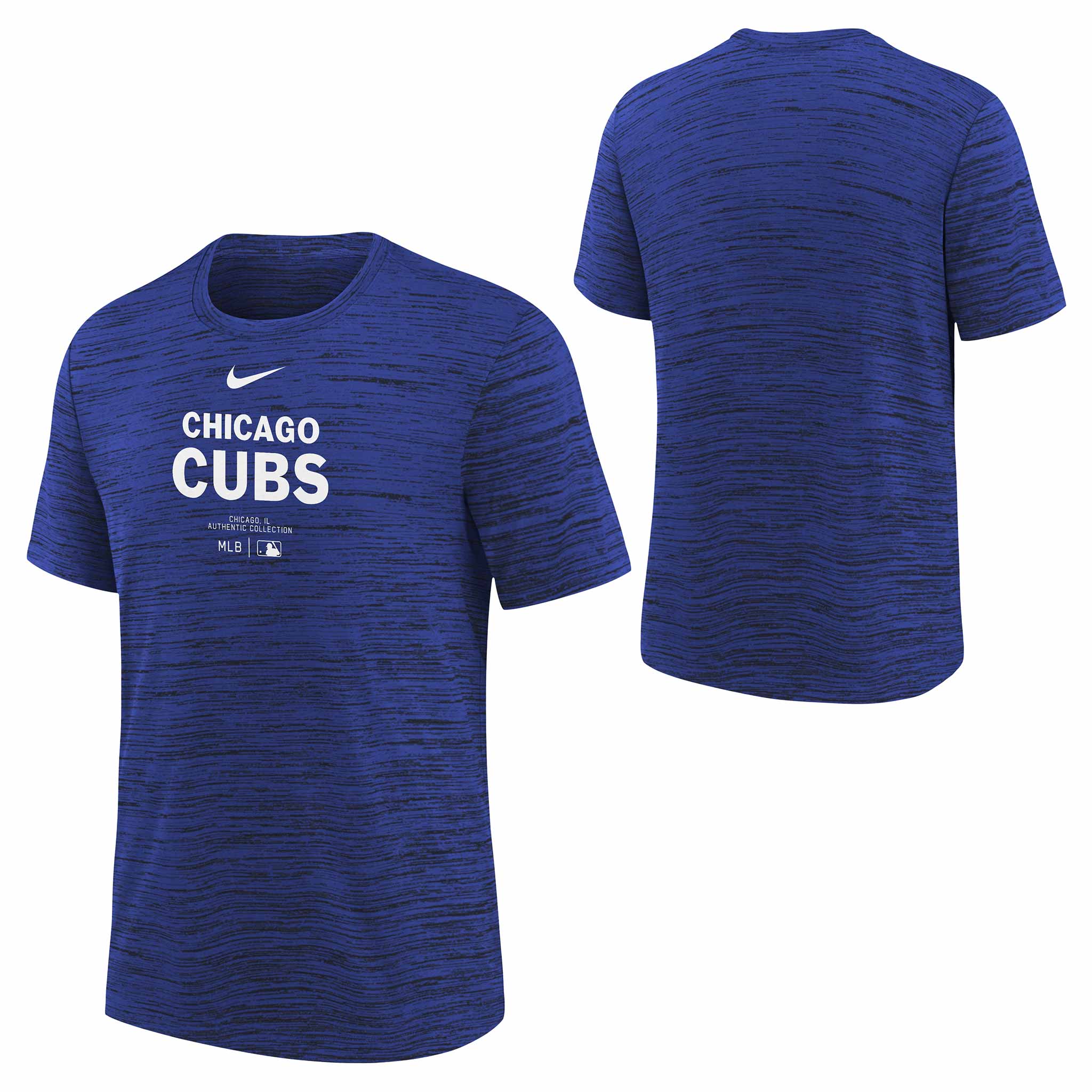 [9Z3B7NMBN-CUB] YOUTH NIKE CHICAGO CUBS AUTHENTIC COLLECTION PRACTICE PERFORMANCE T-SHIRT