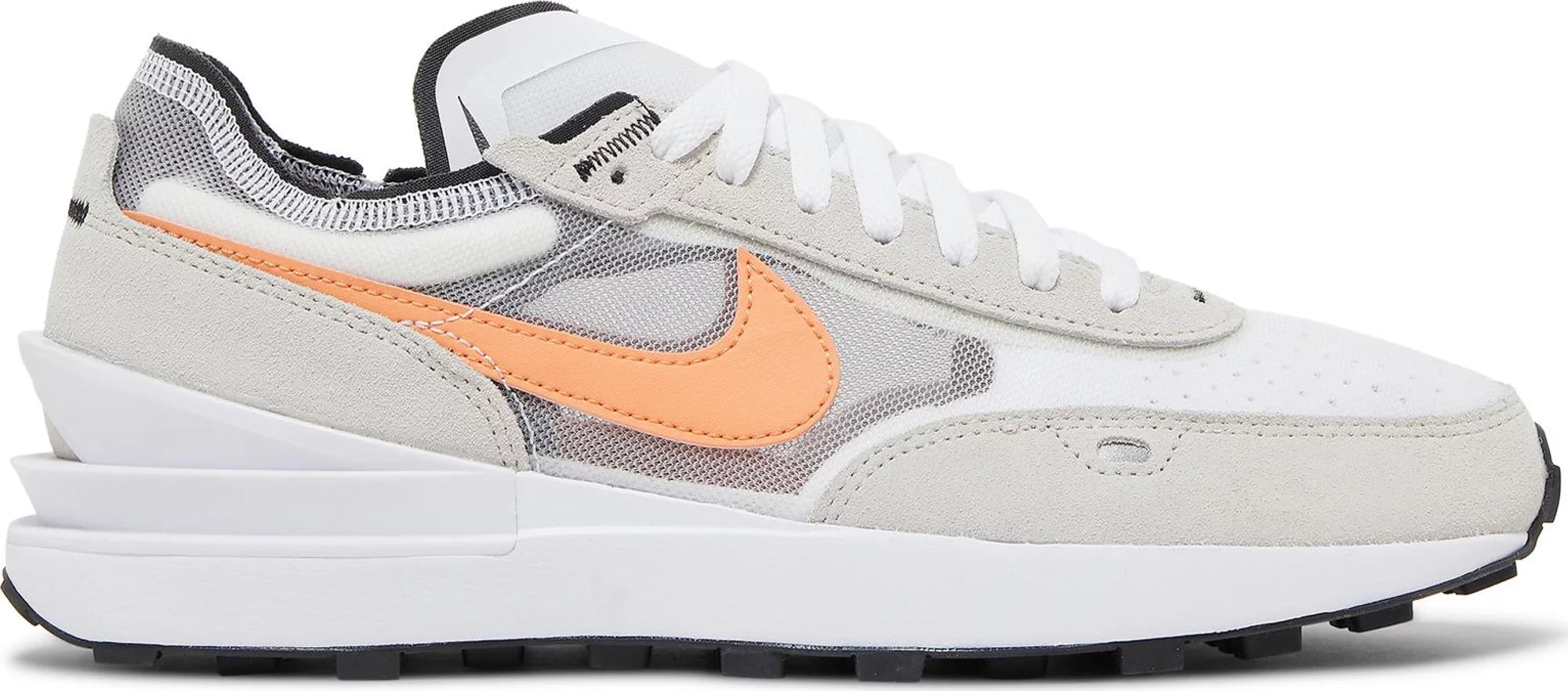 [DA7995-103] Mens Nike WAFFLE ONE 'WHITE ORANGE TRACE'