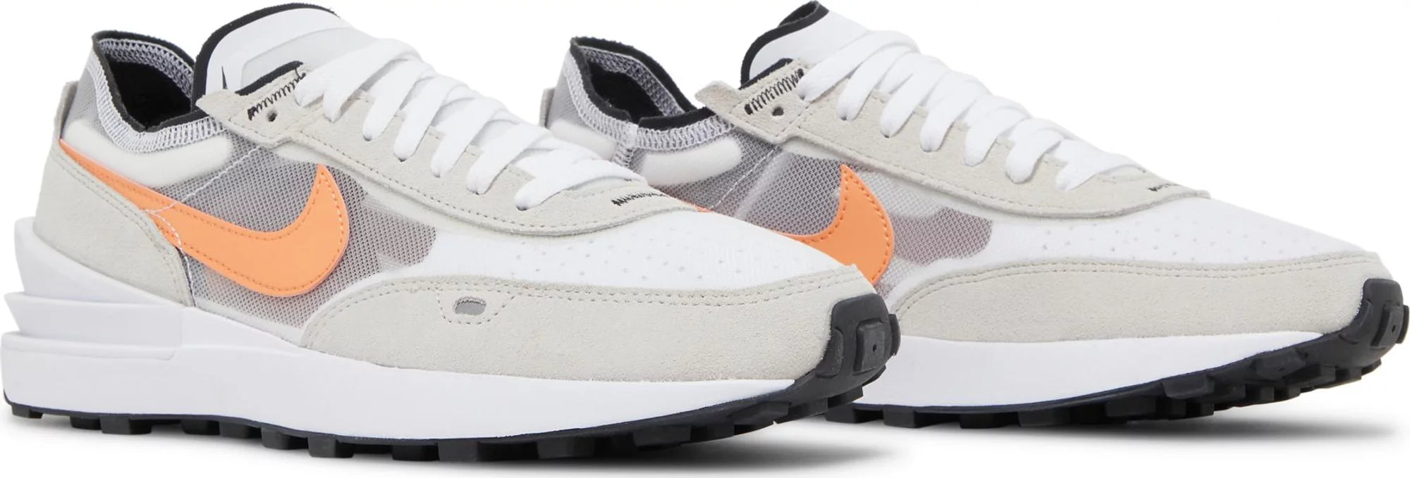 [DA7995-103] Mens Nike WAFFLE ONE 'WHITE ORANGE TRACE'