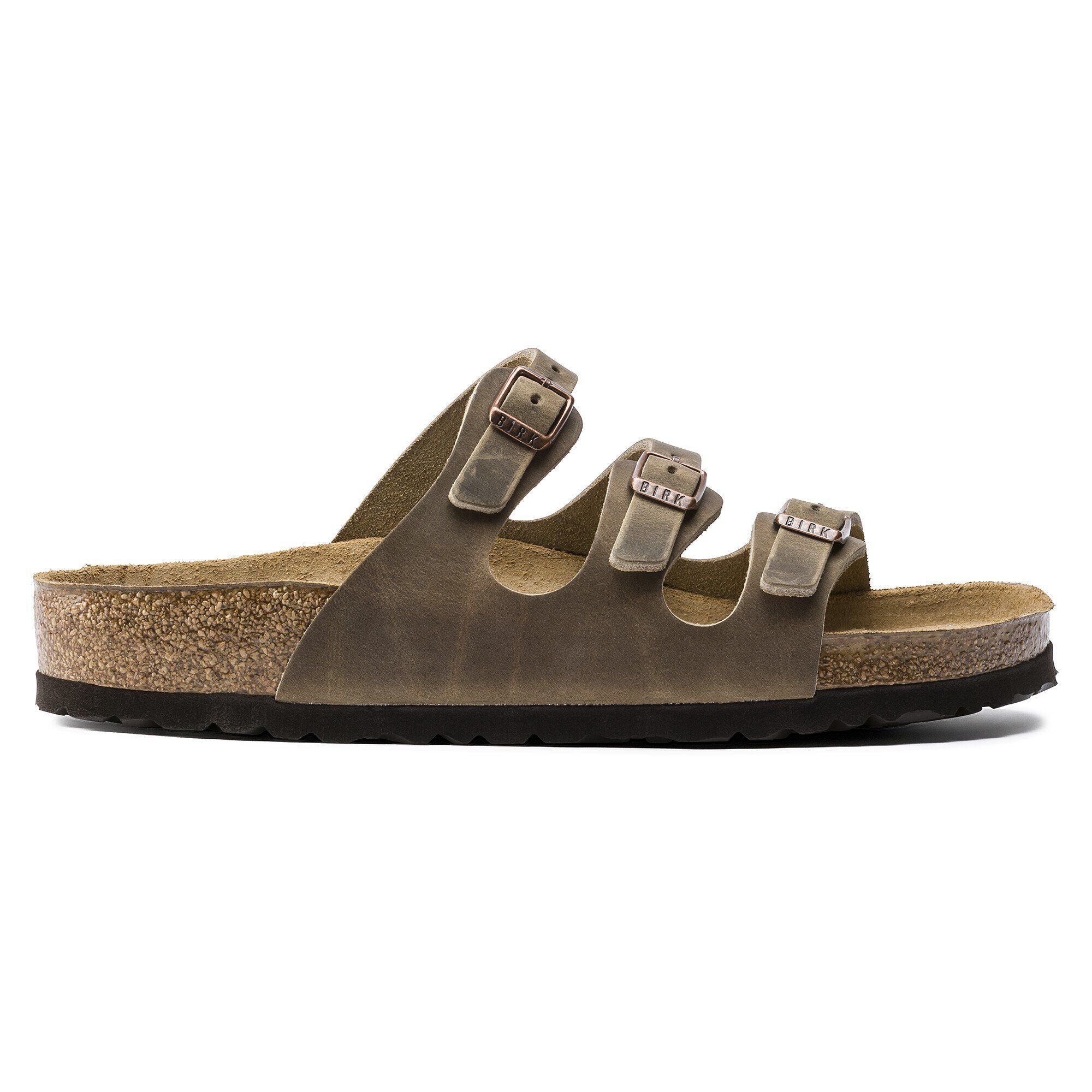[1011432] UNISEX BIRKENSTOCK FLORIDA SOFT FOOTBED OILED LEATHER (REGULAR WIDTH)