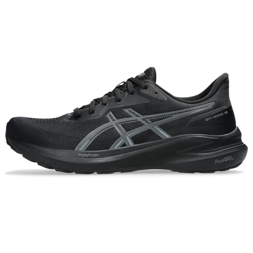 [1011B858-004] MENS ASICS GT-1000 13 'BLACK STEEL GREY'
