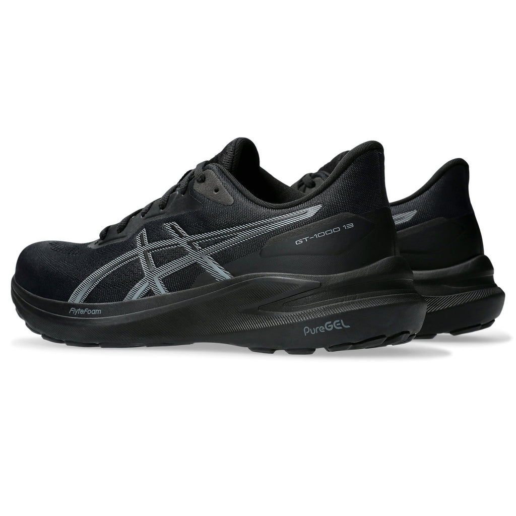 [1011B858-004] MENS ASICS GT-1000 13 'BLACK STEEL GREY'