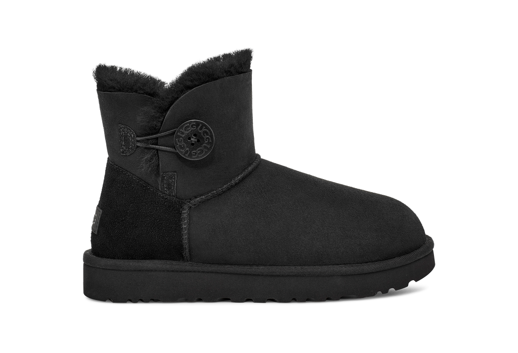 [1016422-BLK] WOMENS UGG MINI BAILEY BUTTON II