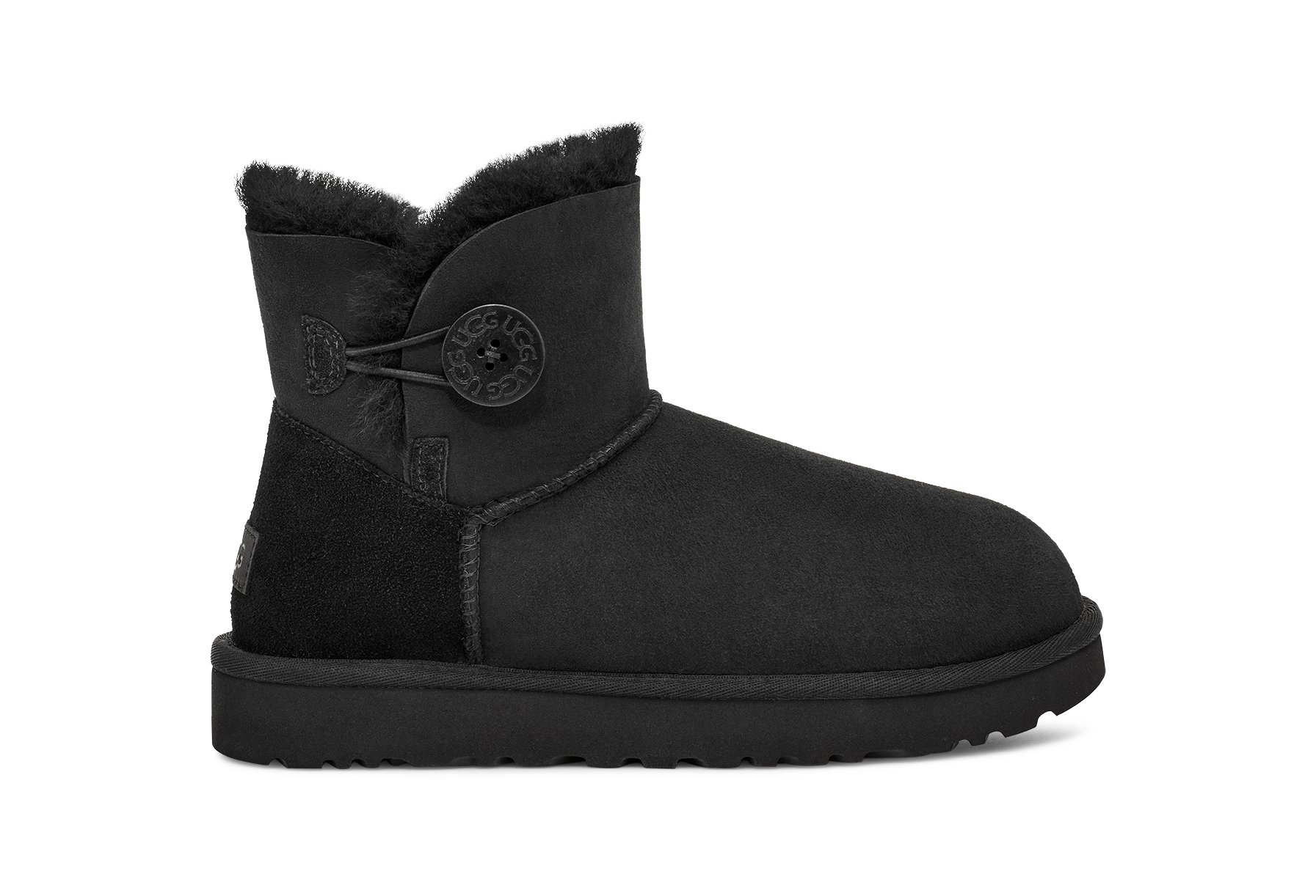 [1016422-BLK] WOMENS UGG MINI BAILEY BUTTON II
