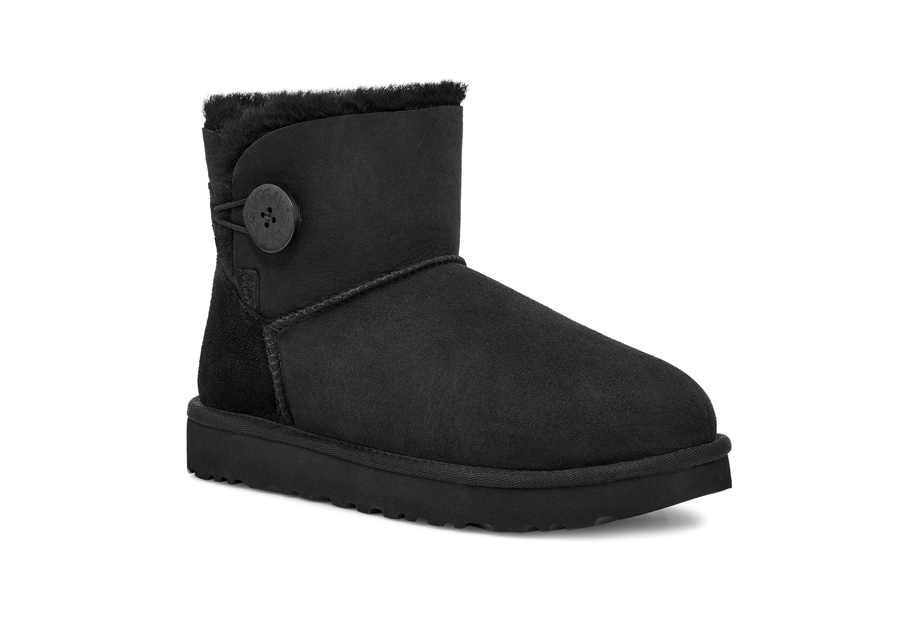 [1016422-BLK] WOMENS UGG MINI BAILEY BUTTON II