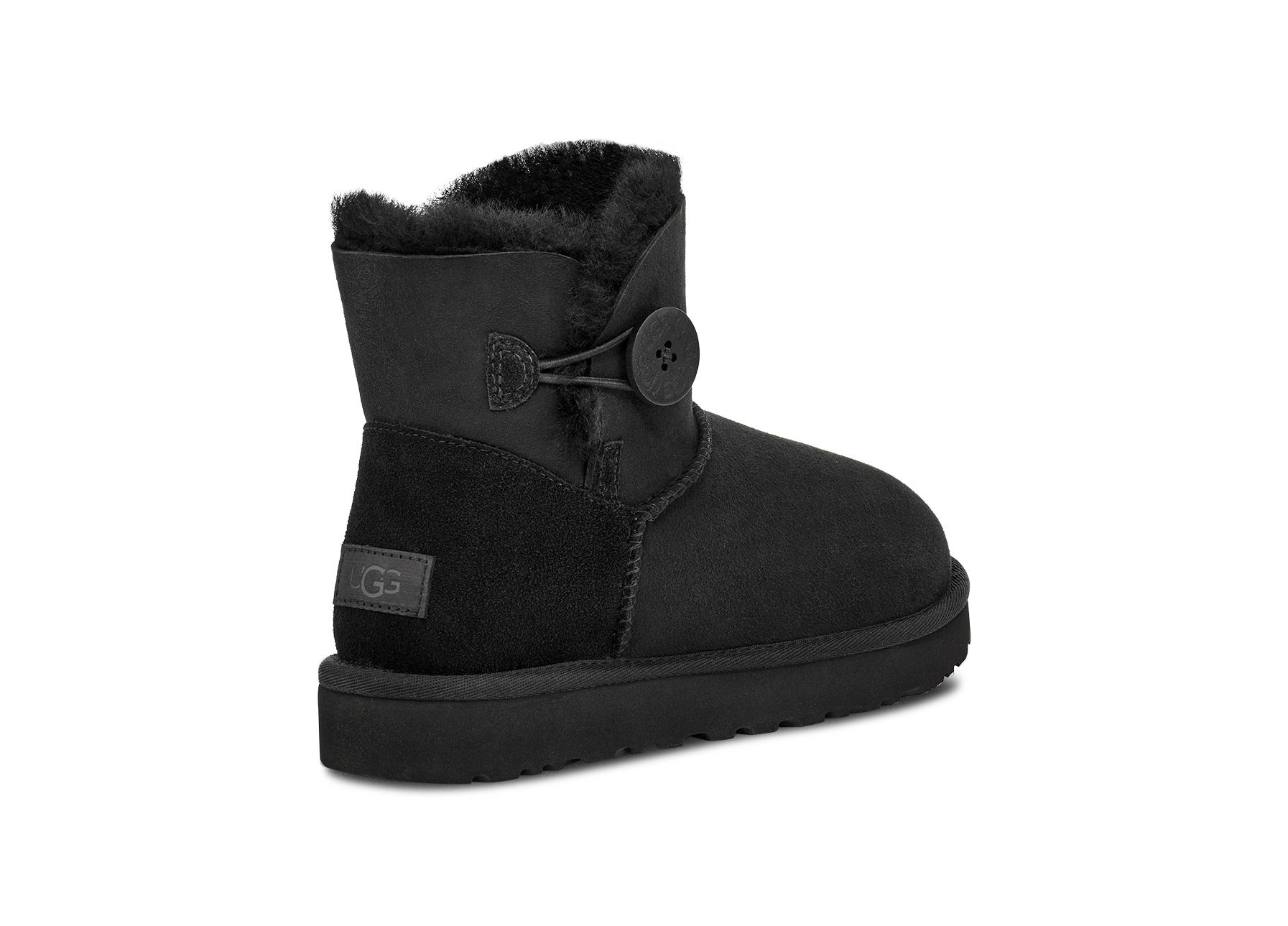 [1016422-BLK] WOMENS UGG MINI BAILEY BUTTON II