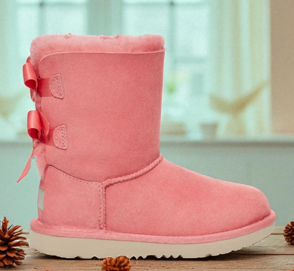 [1017394K-PBSM] Kids UGG BAILEY BOW II