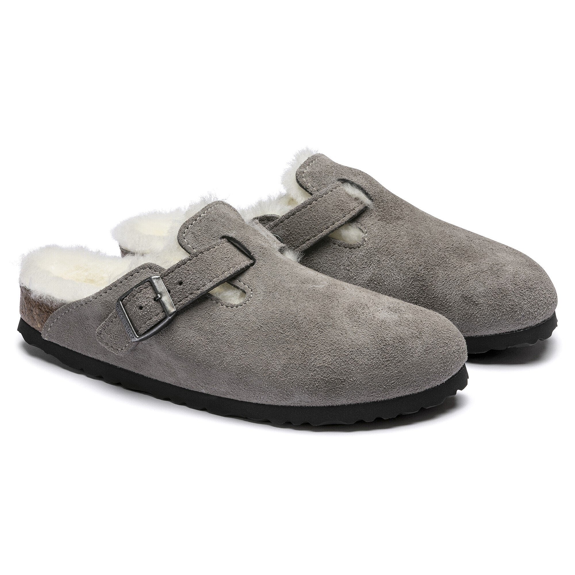 [1017650] Unisex Birkenstock BOSTON SHEARLING SUEDE LEATHER 'REGULAR FIT'