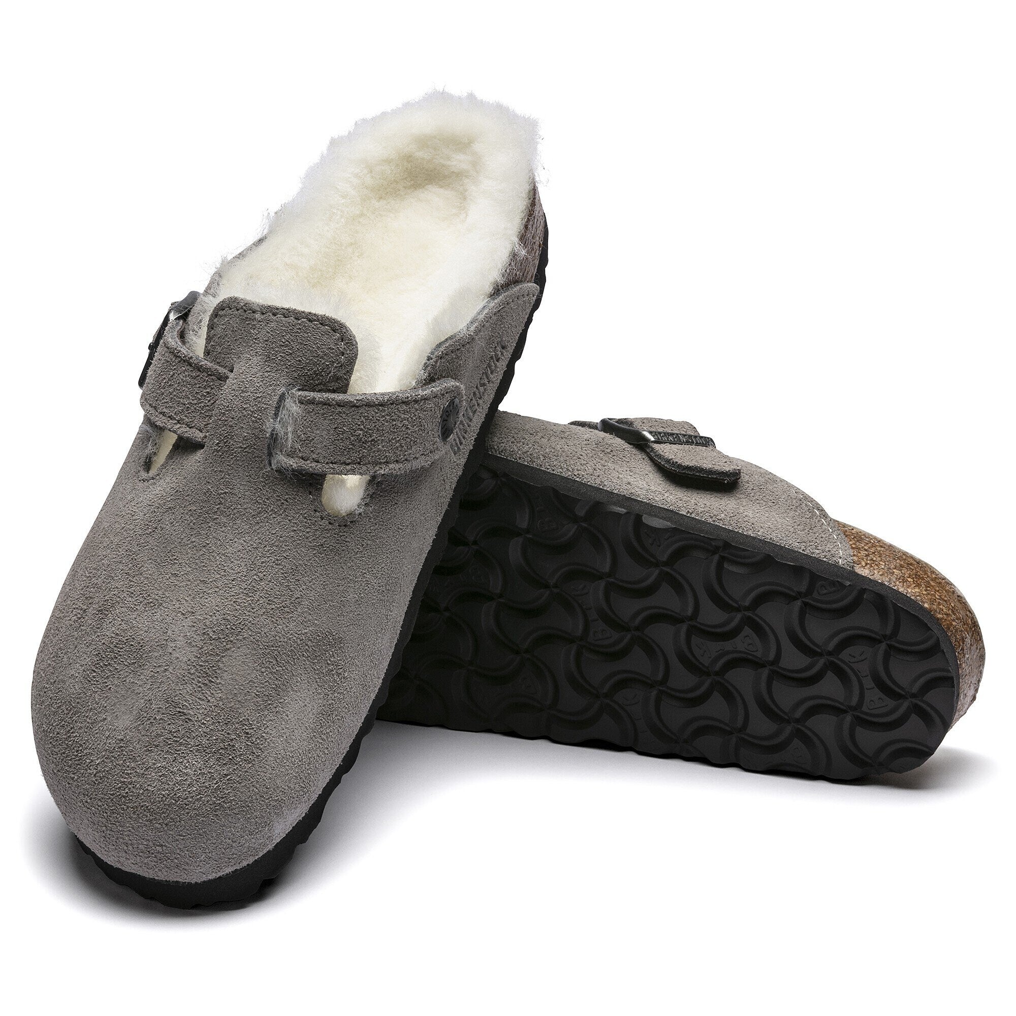 [1017650] Unisex Birkenstock BOSTON SHEARLING SUEDE LEATHER 'REGULAR FIT'
