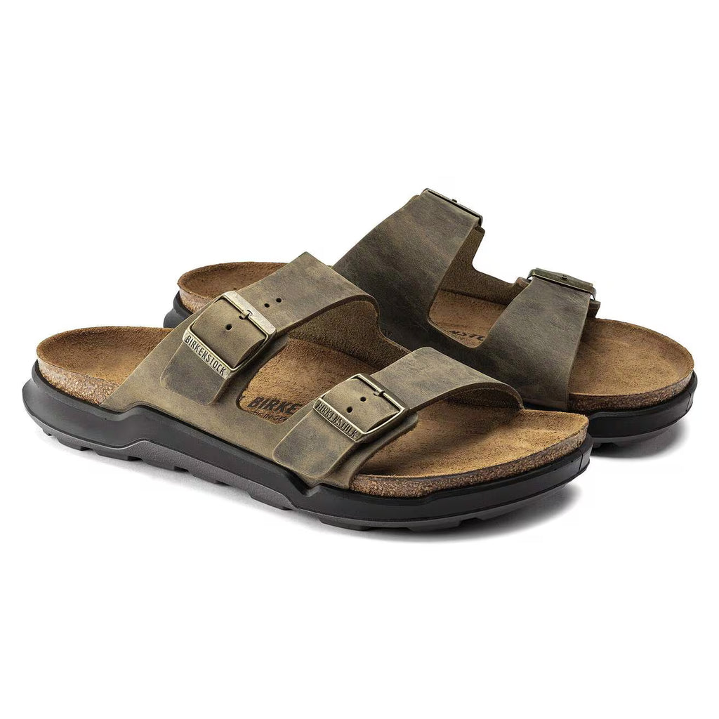 [1018463] UNISEX BIRKENSTOCK ARIZONA CROSSTOWN OILED LEATHER (REGULAR WIDTH)