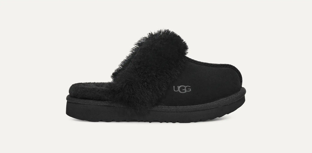 [1019065K-BLK] YOUTH UGG COZY II SLIPPERS 'BLACK'