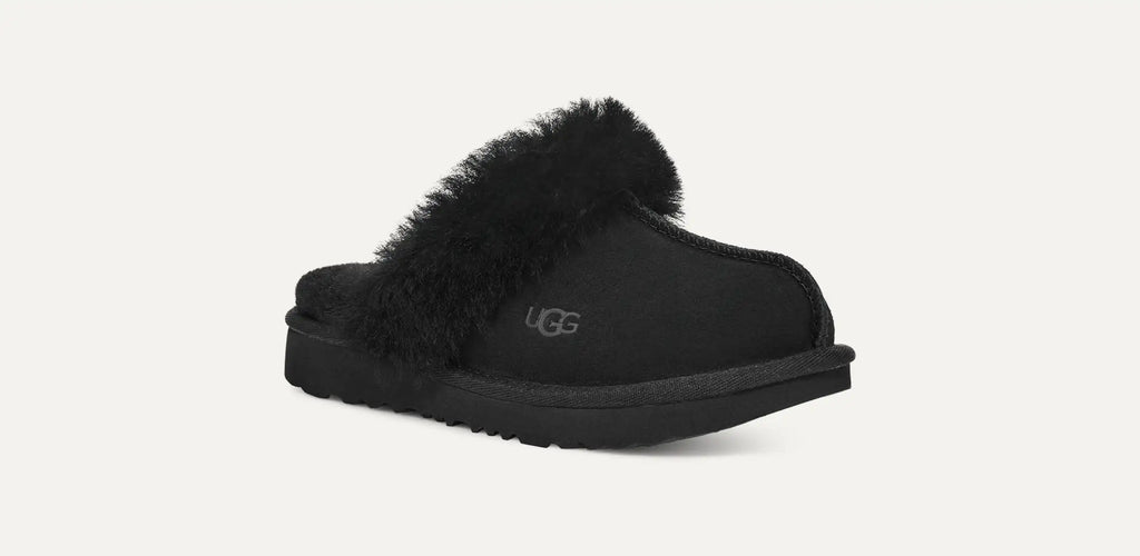 [1019065K-BLK] YOUTH UGG COZY II SLIPPERS 'BLACK'