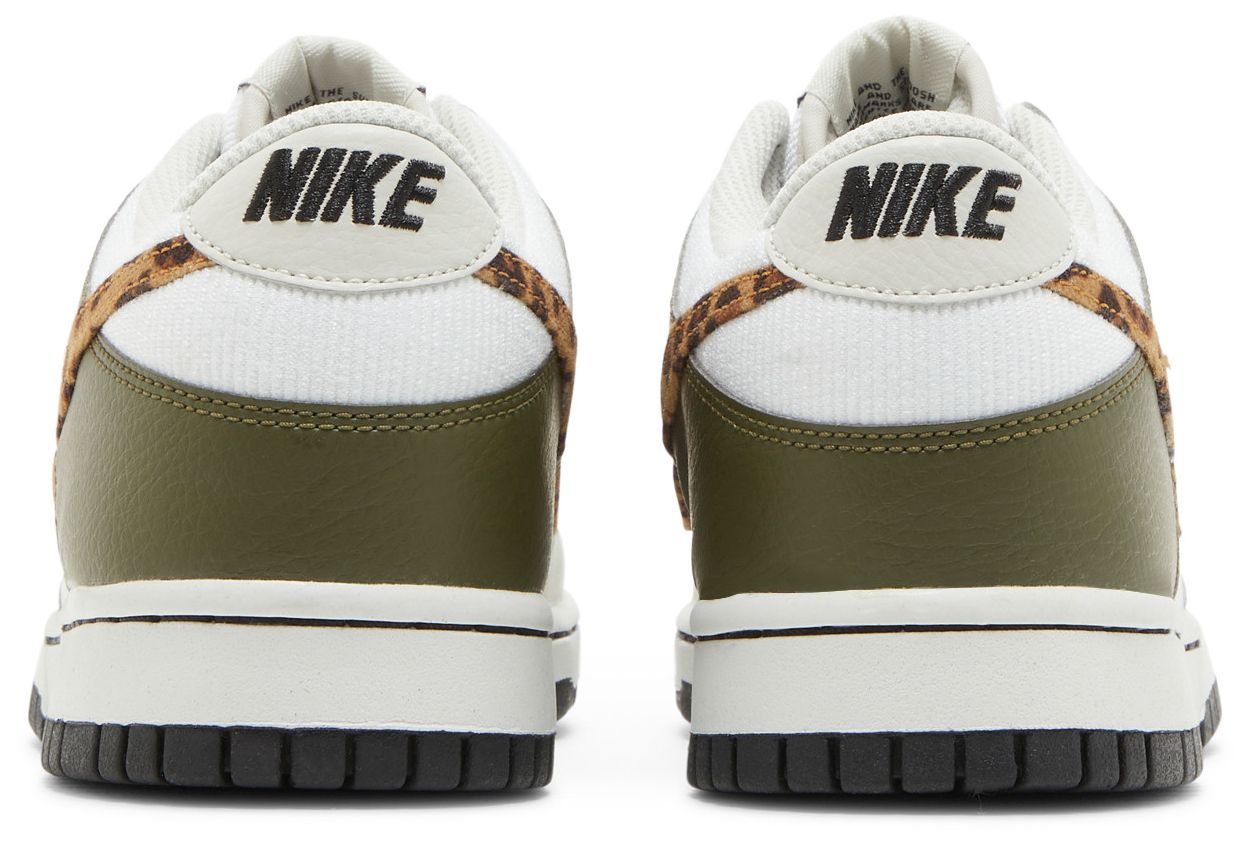 [DX9282-100] GRADE SCHOOL NIKE DUNK LOW 'OLIVE LEOPARD' (GS)