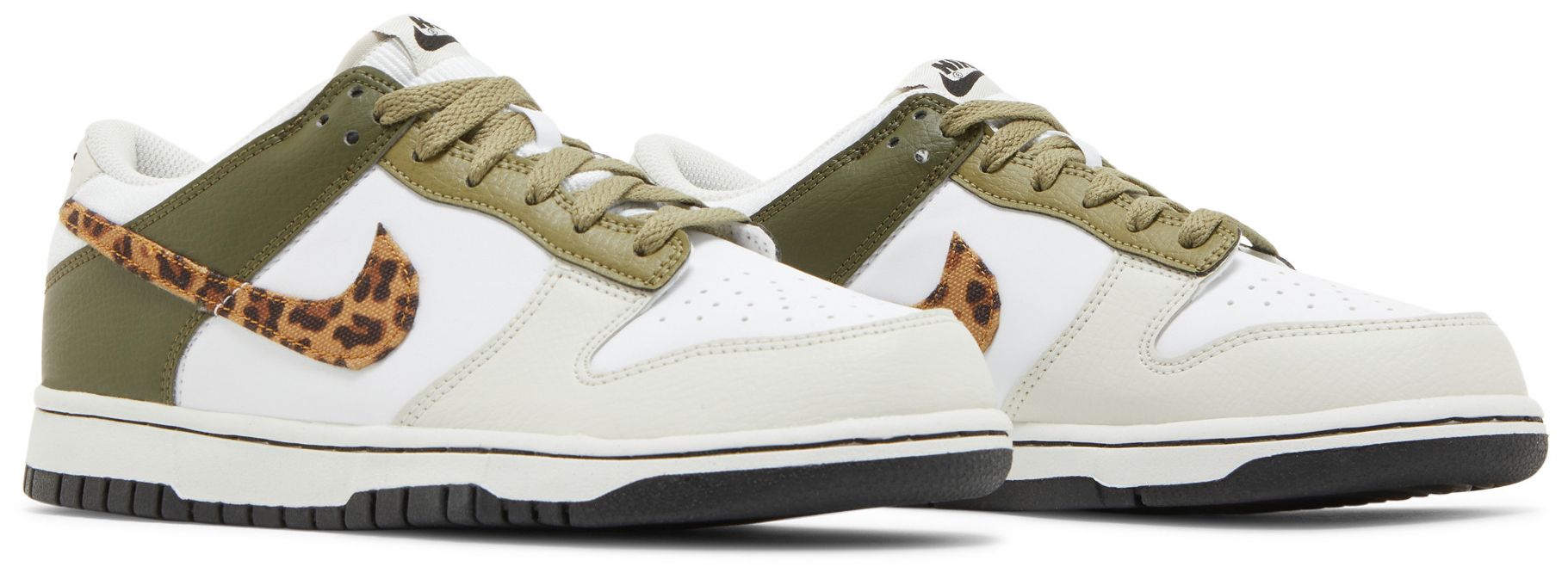 [DX9282-100] GRADE SCHOOL NIKE DUNK LOW 'OLIVE LEOPARD' (GS)