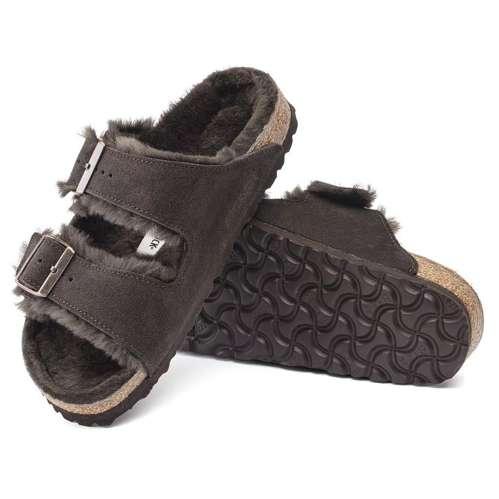 [1020566] UNISEX BIRKENSTOCK ARIZONA SHEARLING SUEDE LEATHER (REGULAR WIDTH)