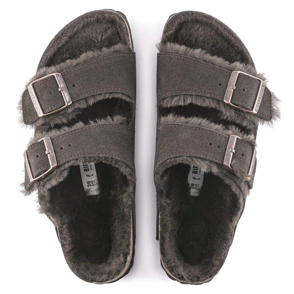 [1020566] UNISEX BIRKENSTOCK ARIZONA SHEARLING SUEDE LEATHER (REGULAR WIDTH)