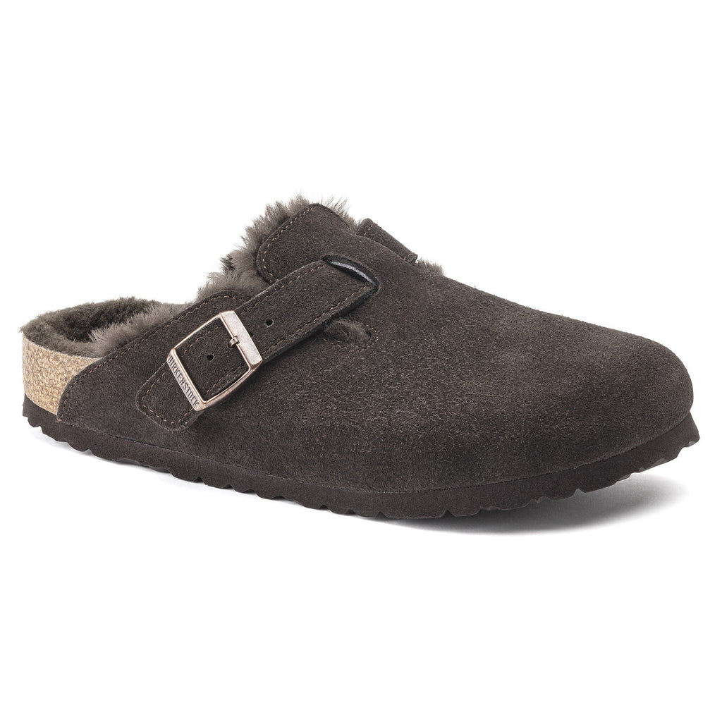 [1020567] Unisex Birkenstock BOSTON SHEARLING SUEDE LEATHER 'REGULAR FIT'