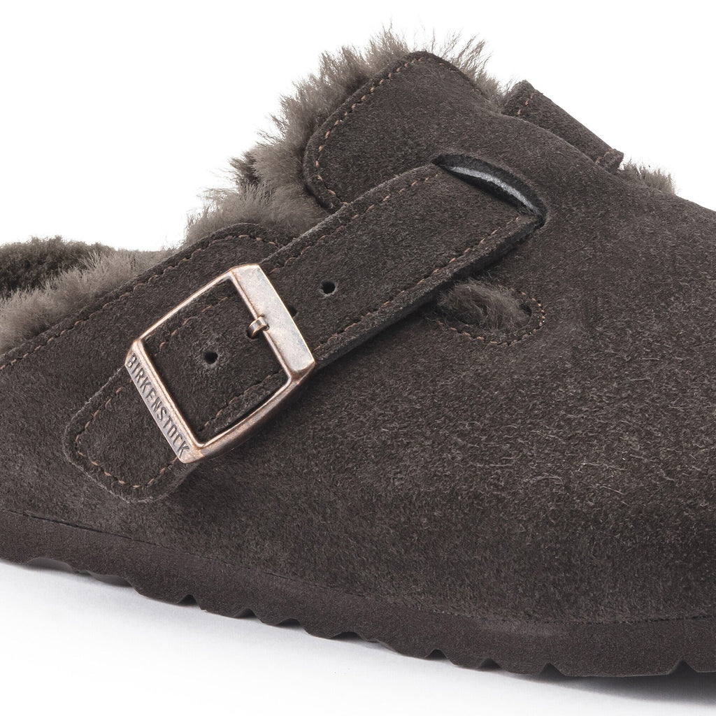 [1020567] Unisex Birkenstock BOSTON SHEARLING SUEDE LEATHER 'REGULAR FIT'