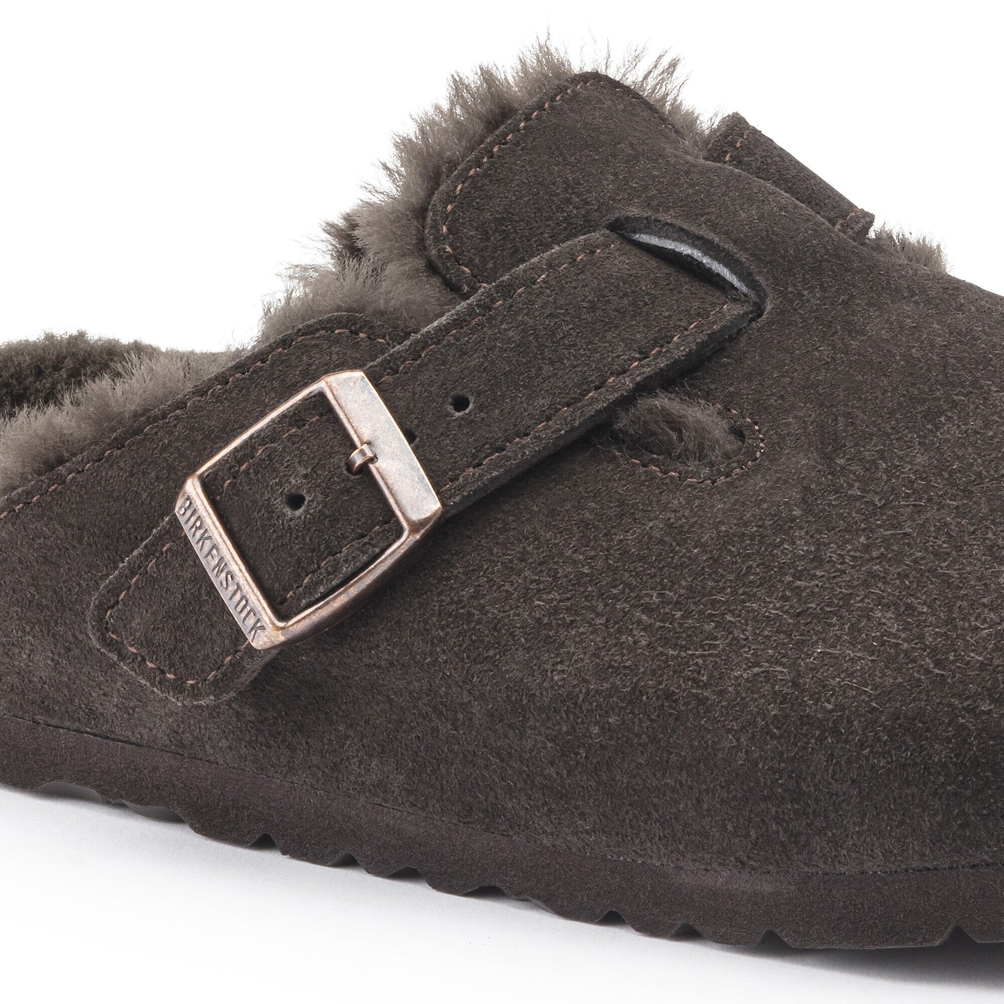 [1020567] Unisex Birkenstock BOSTON SHEARLING SUEDE LEATHER 'REGULAR FIT'