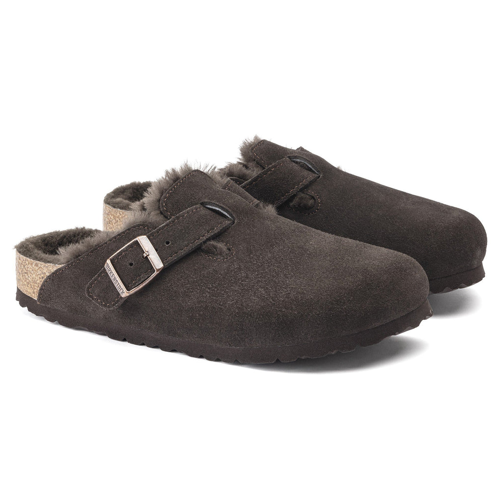 [1020567] Unisex Birkenstock BOSTON SHEARLING SUEDE LEATHER 'REGULAR FIT'