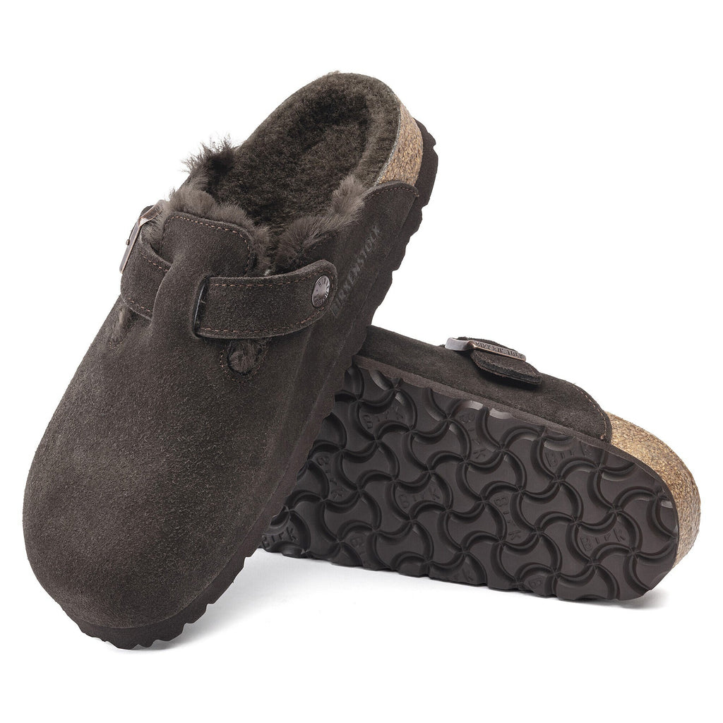 [1020567] Unisex Birkenstock BOSTON SHEARLING SUEDE LEATHER 'REGULAR FIT'