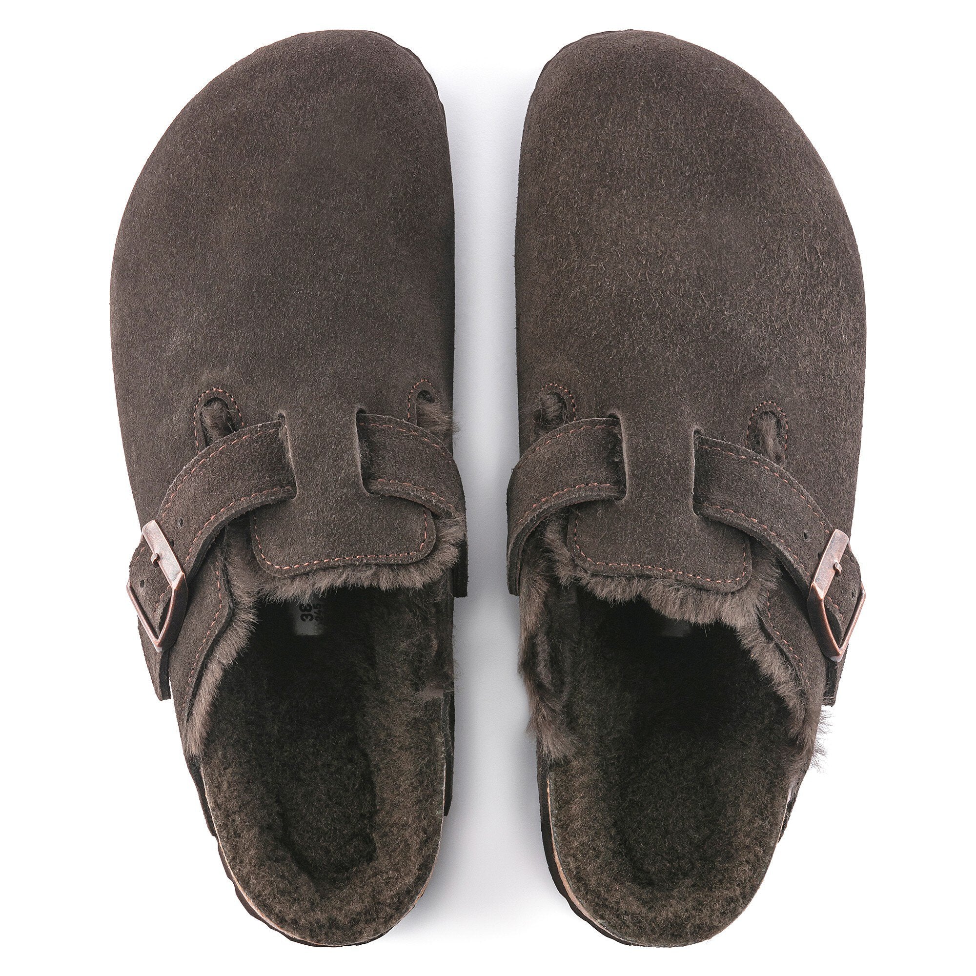 [1020567] Unisex Birkenstock BOSTON SHEARLING SUEDE LEATHER 'REGULAR FIT'