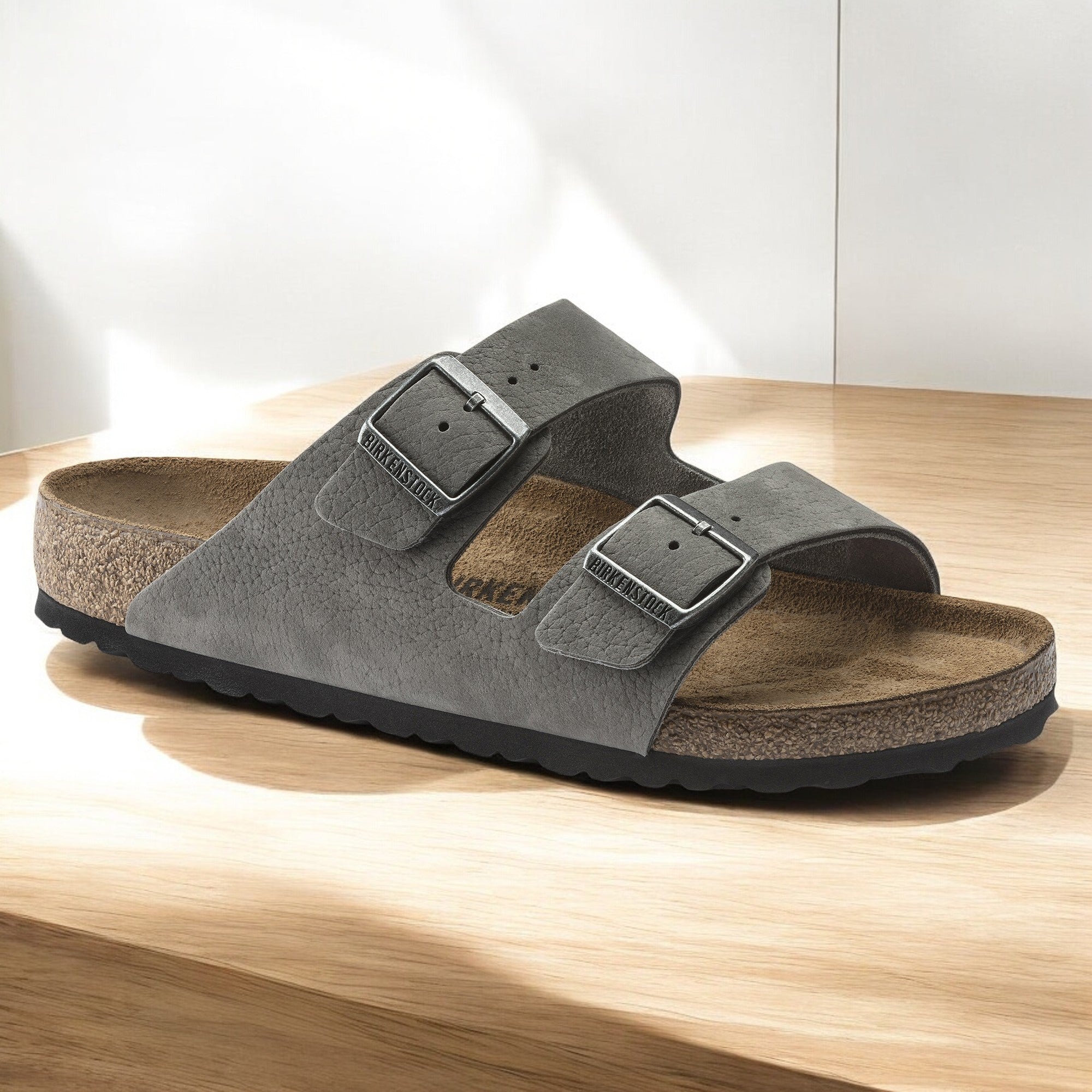 [1020752] Unisex Birkenstock ARIZONA NUBUCK LEATHER 'REGULAR FIT'