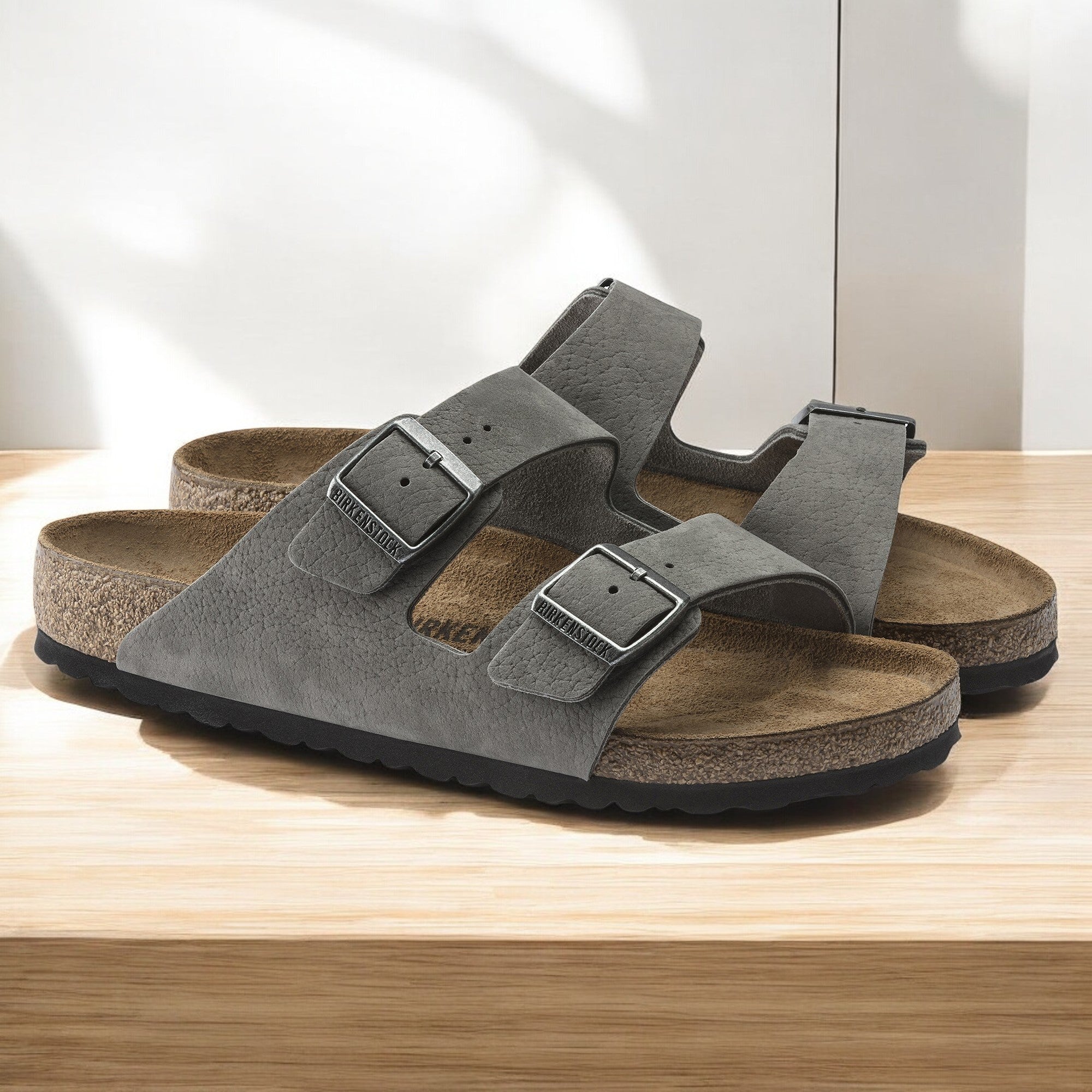 [1020752] Unisex Birkenstock ARIZONA NUBUCK LEATHER 'REGULAR FIT'
