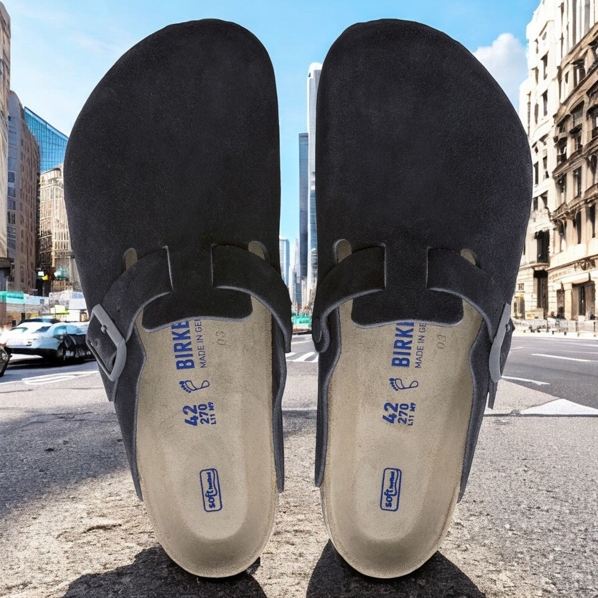 [1023865] Unisex Birkenstock BOSTON SOFT FOOTBED 'NARROW FIT'